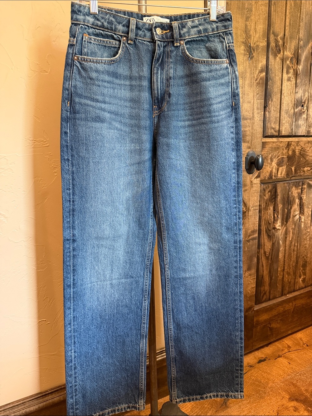 ZARA Classic Straight Fit Women’s Jeans - Blue